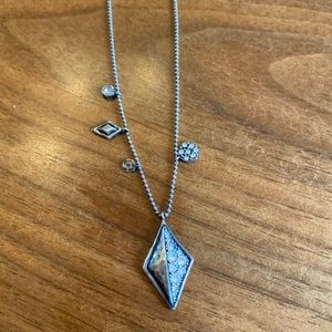 Silpada necklace. Silver and Swarovski crystal.